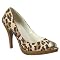 Mossimo® Dysis Stack-Heel Pumps- Leopard