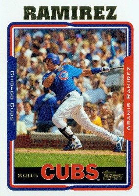 2005 Topps Baseball Card # 501 Aramis Ramirez Chicago Cubs
