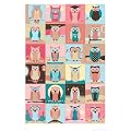 Empire 500571 Eulen - Pop Art Gem�lde Tier Poster Plakat Druck - Gr�sse 61 x 91.5 cm