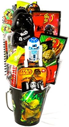 Star Wars Fun Filled Mini Pail Gift Basket Great As an Easter Basket, Holidays or Any Time