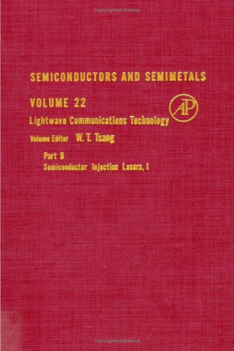 Semiconductors and Semimetals. Volume 22: Lightwave Communications Technology, Part B, Semiconductor Injection Lasers, I (Semiconductors and Semimetals) under Electric Conductivity in The Books Store
