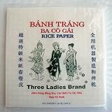 Cheap Deals on Three Ladies Spring Roll Rice Paper Wrappers (Square 22cm 3Pks) by Three Ladies
