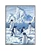 Arctic Penguins - 60" X 80" - Wildlife - Throw Blanket