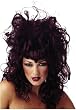 Ladies Vampire Vampiress Wig Black and Burgandy