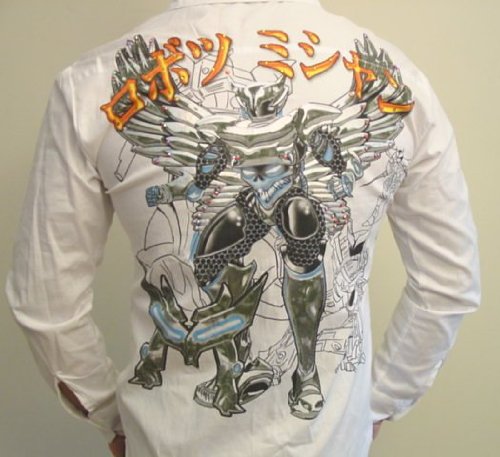  Mission Clothing Transformers Robot Anime Robot Shirt