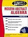 Books : Schaum's Outline of Modern Abstract Algebra (Schaum's)