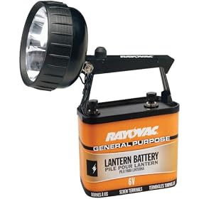 Rayovac 301K Metal Lantern with Krypton Bulb and General Purpose Battery