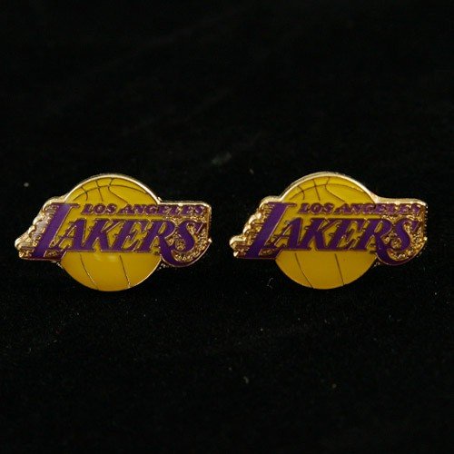 Los Angeles Lakers Dangle French Hook Earrings NBA Basketball Sports Team Logo