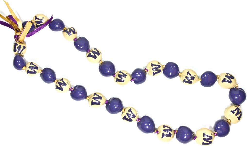 Amazon.com: NCAA Washington Huskies Go Nuts Kukui Nut Lei Necklace ... Amazon.com: NCAA Washington Huskies Go Nuts Kukui Nut Lei Necklace ...