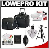 Lowepro Pro Roller Attache x50 Digital SLR Camera Bag/Case with Wheels (Bla ....