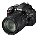Nikon D3200 Fotocamera digitale reflex 24,2 Megapixel con Obiettivo Nikkor 18/105VR,SD 8GB Premium 100X Lexar [Nital card