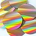 Sequin Round 70mm No hole Gold Lazersheen Reflective Metallic. Made in USA