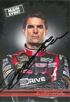 Jeff Gordon Autographed / Hand Signed Nascar Trading Card