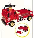 Pintoy Wooden Ride On Fire Engine