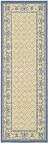 Safavieh Courtyard Collection CY0901-3101 Natural and Blue Indoor/Outdoor Area Runner, 2-Feet 4-Inch by 9-Feet 11-Inch
