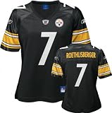 Sporting Goods : Ben Roethlisberger Pittsburgh Steelers Women's Black Replica Jersey
