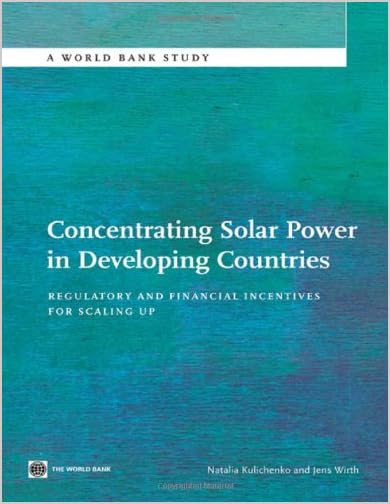 Concentrating Solar Power in Developing Countries 