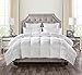 LUXURIOUS KING Size White Goose Down Alternative Comforter Duvet Insert 750 Fill Power, 60 oz Fill Weight,Plush Siliconized Polyester Fiberfill,Hypoallergenic,Baffle Box design & LIFETIME WARRANTY!