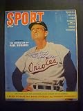 Paul Richards Baltimore Orioles Autographed August 1955 Sport Magazine