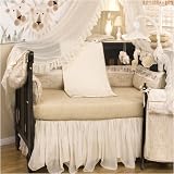 Cotton Tale Designs Silk Safari 4 Piece Crib Bedding Set