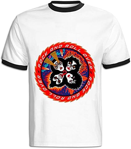 Rock Band Kiss Tour 2016 Fan Logo T Shirt For Men Black