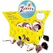 60 Zanies Furry Mice in Cheese Wedge Display Box .