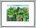 Günter Grass, Haus in südlicher Landschaft, 2008 - limitierte Grafik, signiert, in Silberleiste
