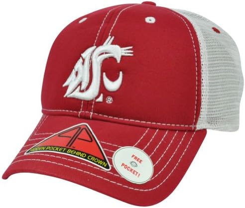 NCAA Washington Cougars Hat Cap Pro Pocket Mesh Flex Fit Cool Comfort M/L