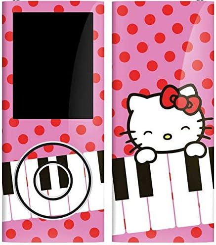 Hello Kitty iPod Nano (4th Gen) Skin - Hello Kitty Playing Piano Vinyl Decal Skin For Your iPod Nano (4th Gen)