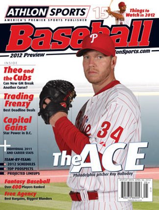 2012 Athlon Sports MLB Baseball Preview Magazine- Philadelphia Phillies Cover