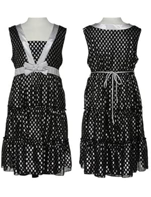 GIRLS JUST KIDDING Metallic Printed Dress GIRLS JUST KIDDING Metallic Printed Dress