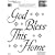 RoomMates RMK0035SS God Bless This Home Peel & Stick Single Sheet