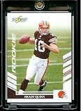 2007 Score #371 Brady Quinn Cleveland Browns Football Rookie Card - Mint Condition - Shipped In Protective Display Case !