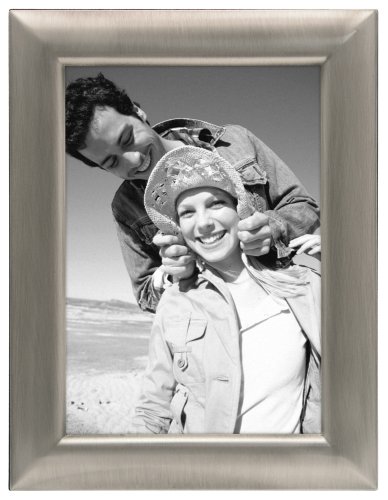 Satin Roll Pewter Picture Frame Metal 5x7\