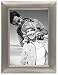 Satin Roll Pewter Picture Frame Metal 5x7\
