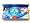Aqua Sphere Kindermaske LIZ mit Schnorchel Blau