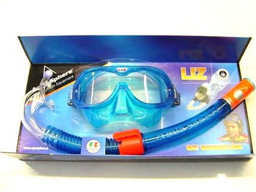 Produkt-Bild: Aqua Sphere Kindermaske LIZ mit Schnorchel Blau