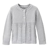 Toddler Girls' Cherokee  Cardigan Sweater - Gray