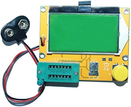 MAXSTIV Mega328 NPN/PNP Transistor Checker Capacitor Resistance， Diode Triode Diode SCR MOS Monitor ， LCR-T4 ESR Meter Transistor Tester