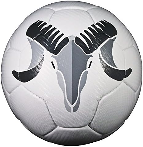 GOAT - Greatest Of All Time - Performance Match/Training Soccer Ball (Brillant White/Black, 5)