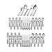 Gorham Strasbourg 46-Piece Sterling Silver Flatware Place Set, Service for 8