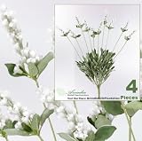 FOUR 20" Artificial Silk Flower Bushes for Wedding_White