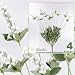 FOUR 20" Artificial Silk Flower Bushes for Wedding_White