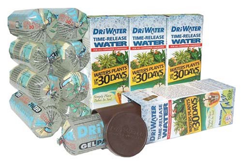 9 oz. Tube & Gel Pac (4 units) and 9 oz. Gel Pac (8 Units) Refills. Time-Release Water - Each Pac Lasts up to 30 Days!