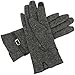 Alpine Swiss Womens Wool Leather Trim Evening Gloves Touch Screen Dressy Buckle
