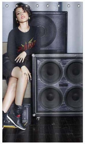 Anti Mildew Polyester Home Bath Bathroom Shower Curtains Packaged 48x72 inch / 120x180 cm