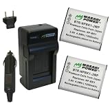 Wasabi Power Battery and Charger Kit for Sony Cyber-shot NP-BK1, DSC-S750, DSC-S780, DSC-S950, DSC-S980, DSC-W180, DSC-W190, DSC-W370, Webbie HD MHS-PM1, bloggie MHS-CM5, MHS-PM5