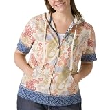 Women's Plus Size Merona® Printed Short-Sleeve Hoodie - Multicolor