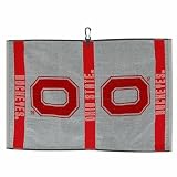 NCAA Ohio State Woven Jacquard Golf Towel