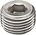 Stainless Steel 316 Pipe Fitting, Hex Countersunk Plug, Class 1000, 1/2
